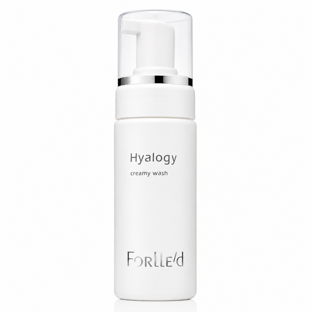 Forlle'd Hyalogy Creamy Wash is een luxe Japanse gezichtsreiniger met romige schuimtextuur. Reinigt mild, hydrateert intensief en ondersteunt de natuurlijke huidbarrière voor een zachte en stralende huid.