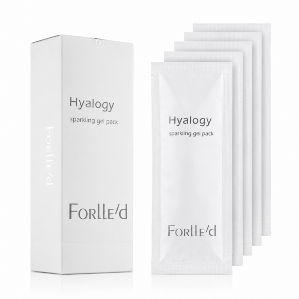Forlle'd Hyalogy Sparkling Gel Pack Forlle'd Hyalogy Sparkling Gel Pack is een luxe Japans gelmasker dat de huid intens hydrateert, revitaliseert en laat stralen. Ideaal als wekelijkse beautyboost voor een gladde, stevige en gezonde huid.