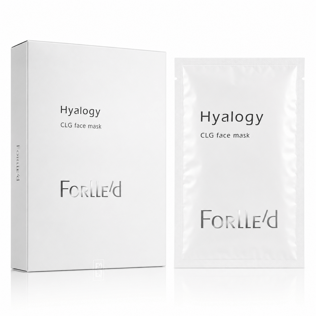 Forlle'd Hyalogy CLG Face Mask is een luxe Japans collageen gezichtsmasker dat de huid intens hydrateert, verstevigt en een frisse glow geeft. Professionele huidverzorging voor een jeugdige uitstraling.
